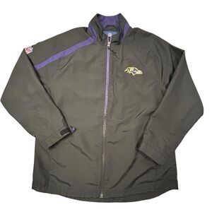 Reebok x NFL Men’s Baltimore Ravens On Field Full Zip Jacket M Football AFC Poly